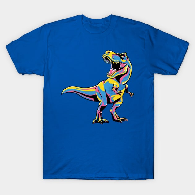 Pop Art Dinosaur T-Shirt by GoshWow 